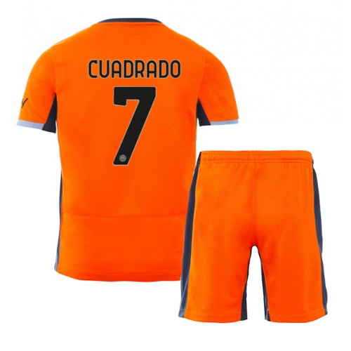 Inter Milan Juan Cuadrado #7 Rezervni Dres za djecu 2023-24 Kratak Rukav (+ Kratke hlače)